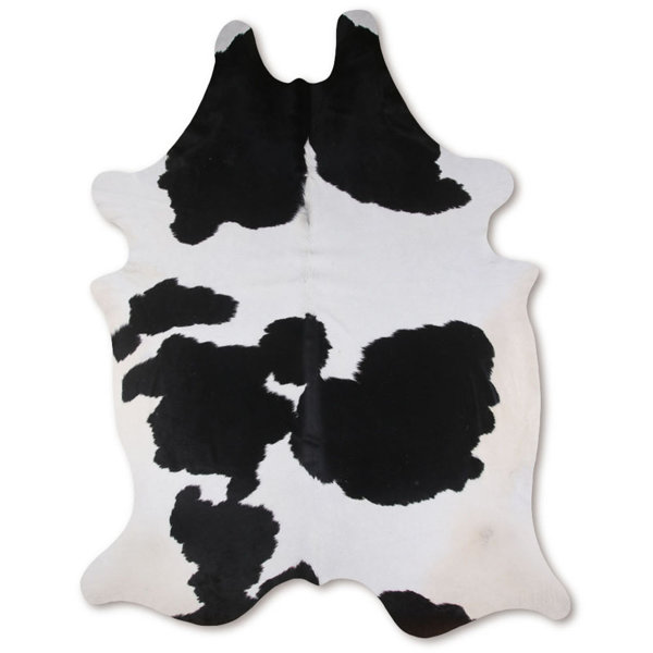 Foundry Select Karbach Handmade Cowhide White Rug Wayfair